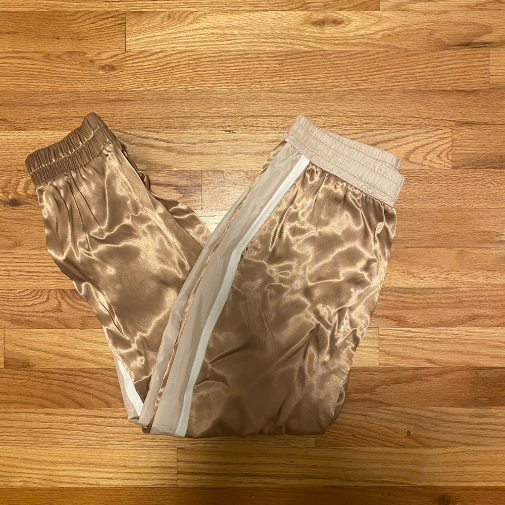 Silk Zara track pants